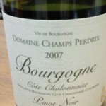 Domaine Champs Perdrix Bourgogne 2007（ドメーヌ　チャンプ　プリディクス）