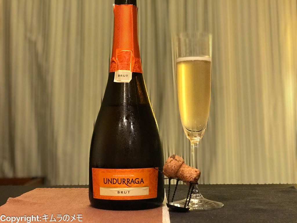Undurraga Sparkling Brut NV（ウンドラーガ） キムラのメモ